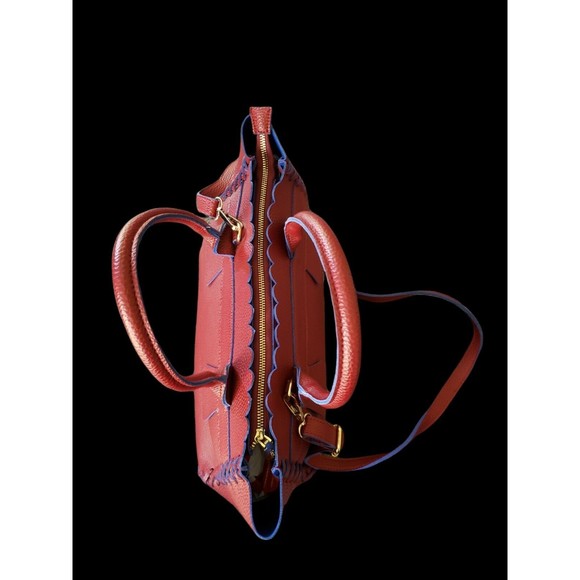 PINK HALEY Deep Mauve & Blue Tote Handbag NWOT - Picture 5 of 9